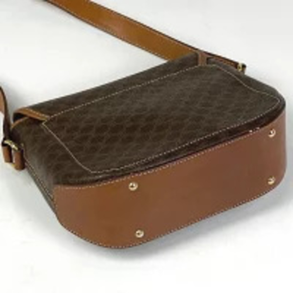 Celine shoulder brown Macadam bag Brown